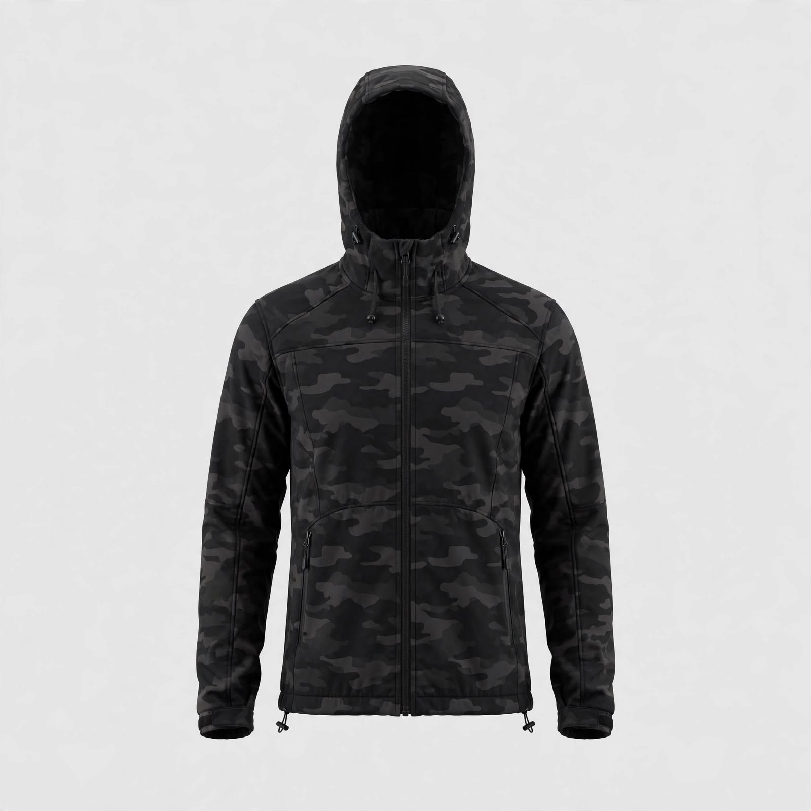 Camo Hooded Softshell Jacket